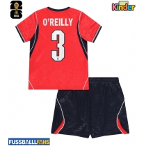England Nico O'Reilly #3 Auswärts Trikotsatz Kinder WM 2026 Kurzarm (+ Kurze Hosen)
